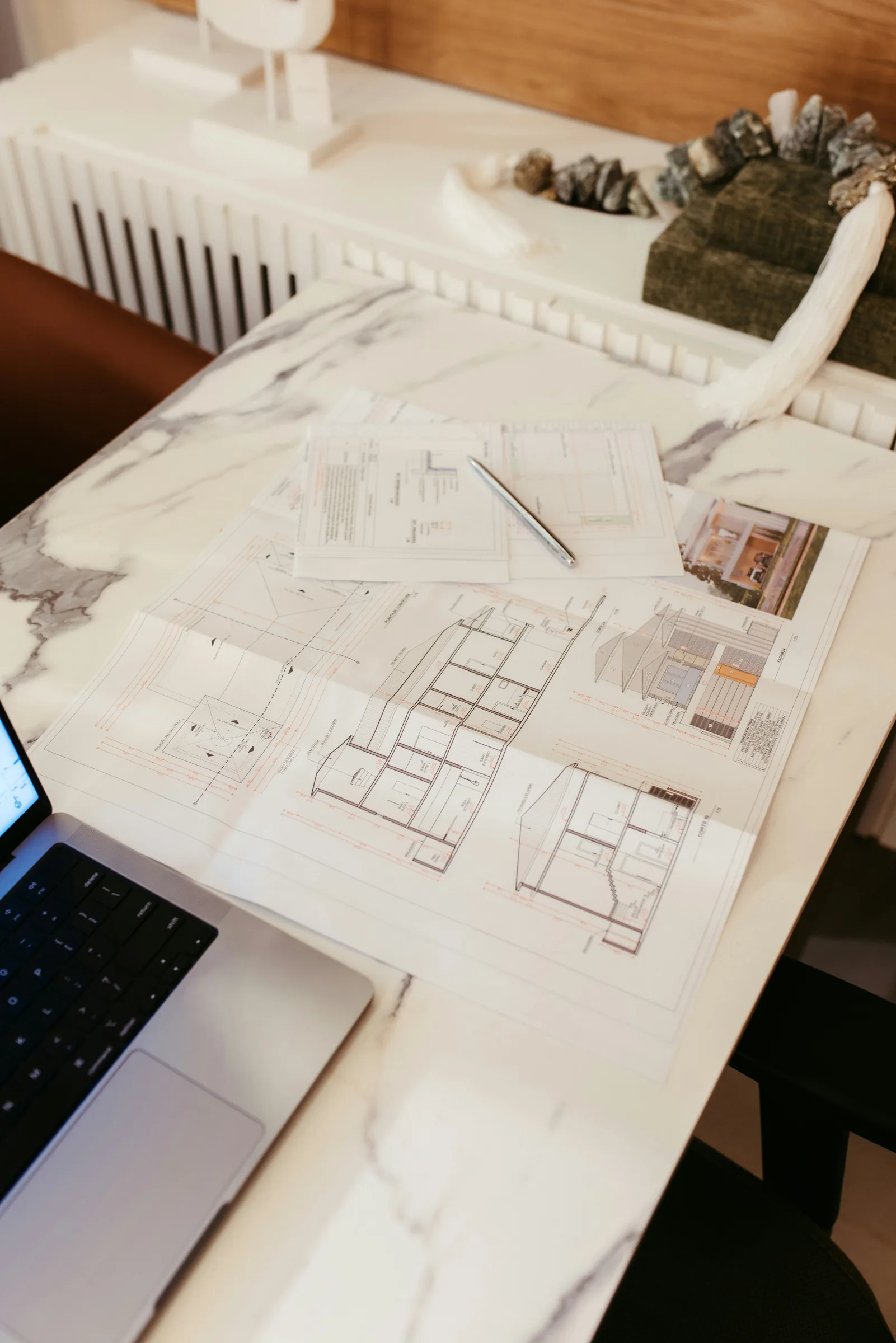 Kostenoverzicht en bouwtekening voor het splitsen van een woning in Rotterdam