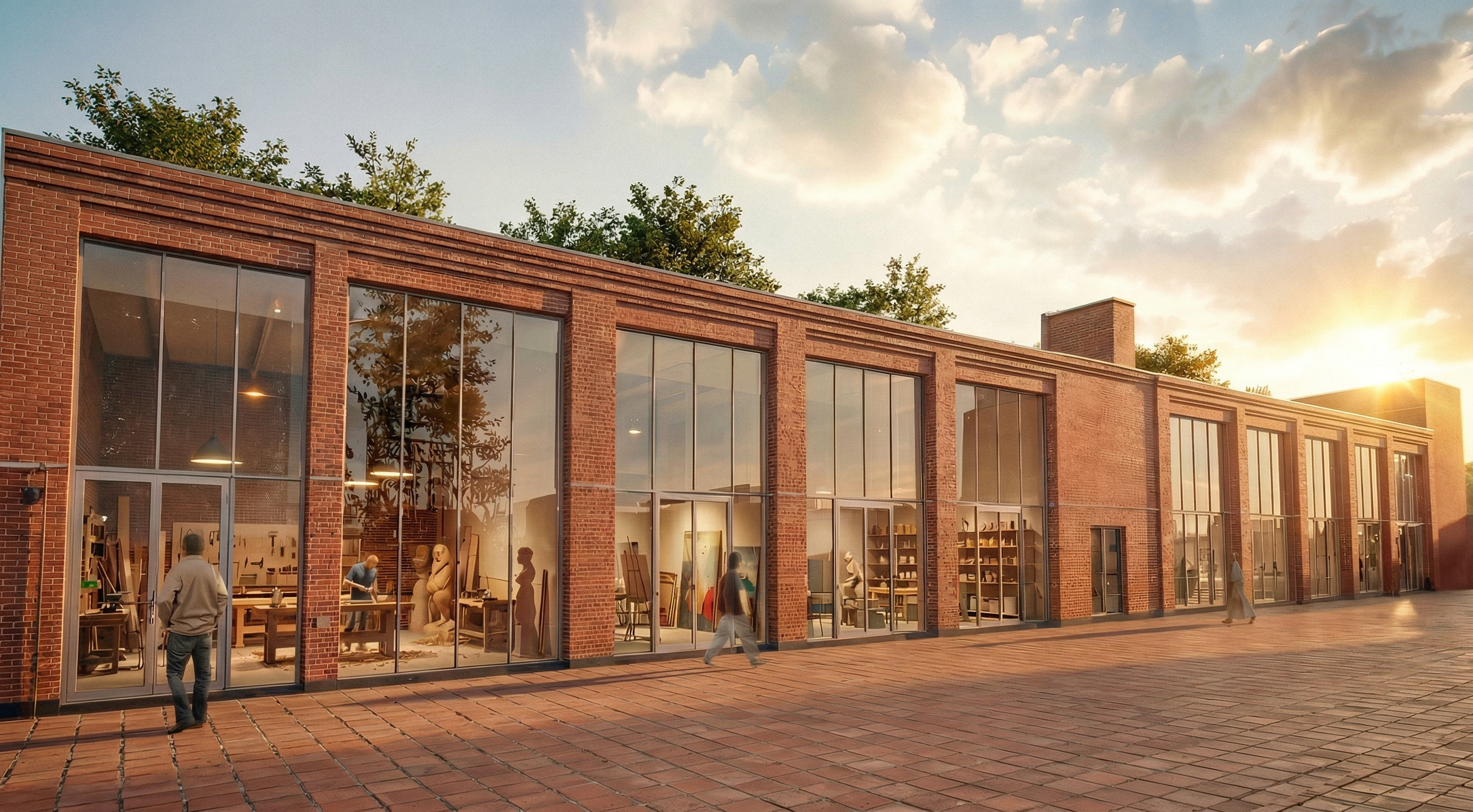 ECO-HUB Tilburg — voormalige fabriek omgebouwd tot woon-werkgemeenschap met binnenhoven en stadslandbouw
