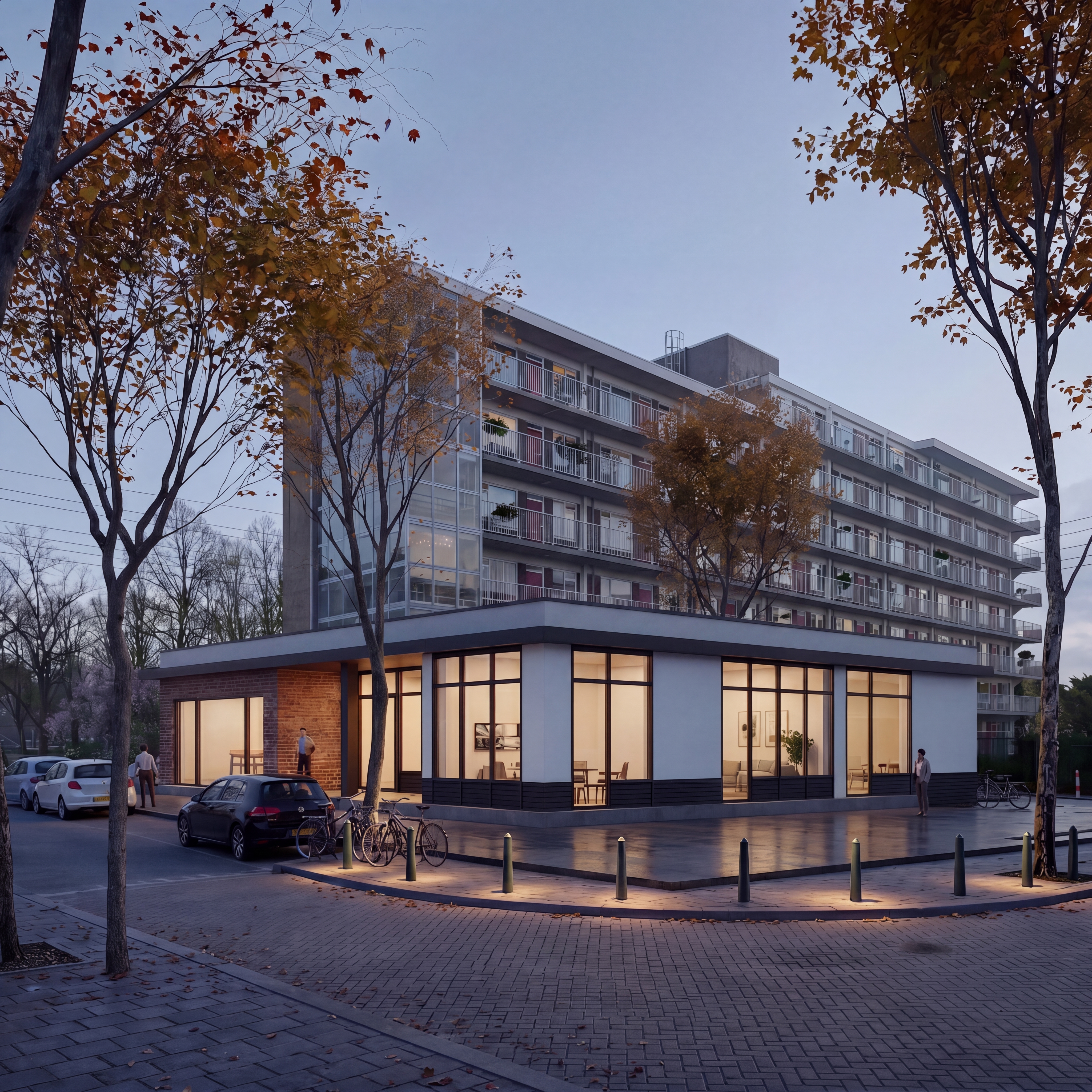 Splitsing en aanbouw Katendrechtse Lagedijk Rotterdam — Terra Design Studio