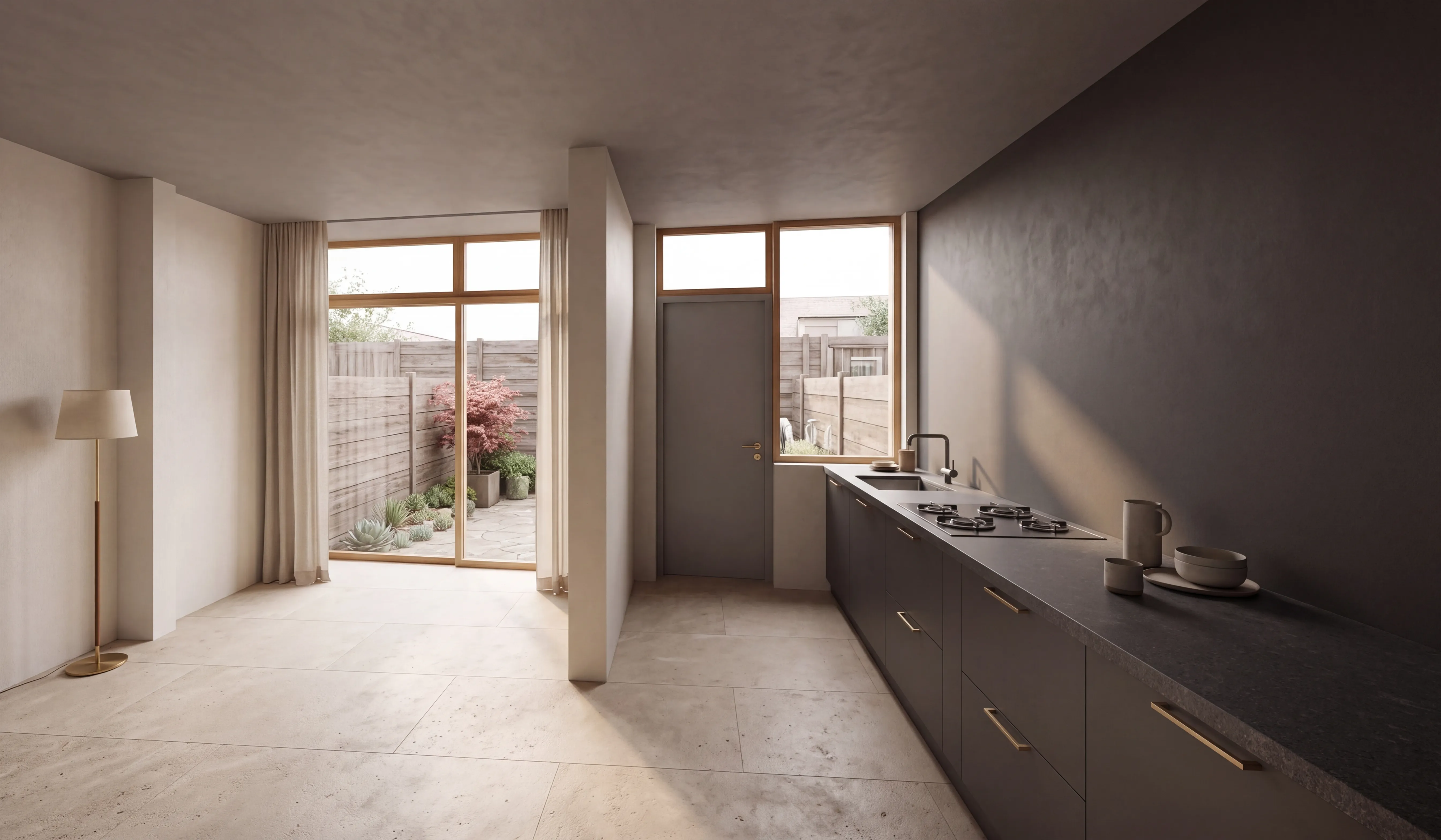 Noordsingel 135 — sfeerimpressie woonkamer appartement