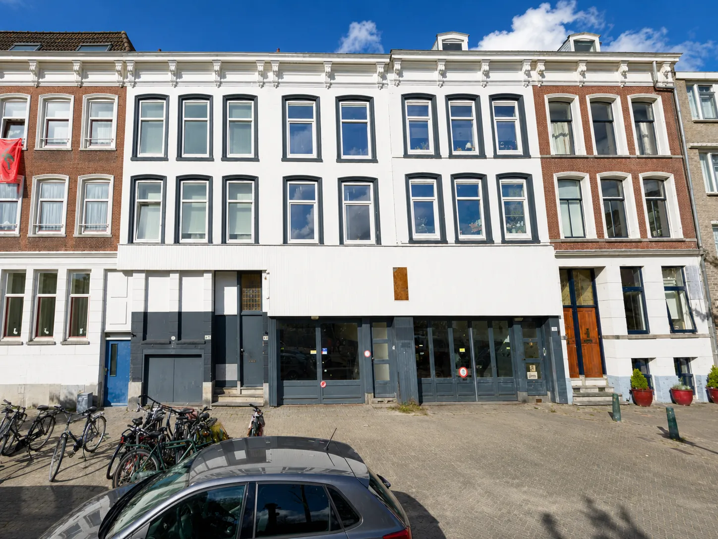 Splitsing Tollenstraat Rotterdam, bestaande gevel van het pand vóór de splitsing, Terra Design Studio
